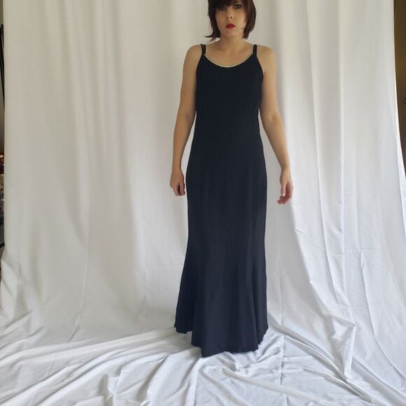 Jessica McClintock Dresses & Skirts - Y2K Jessica McClintock Black Slinky Gown